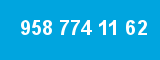 958 774 11 62 958 774 11 62